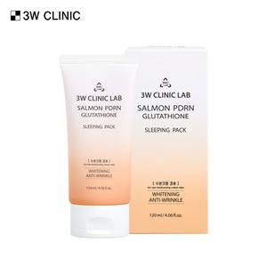 Crème de nuit pour le visage 3W Clinic Lab Salmon PDRN Glutathione 120ml, crème blanchissante, masque pour le visage - Product Image 1