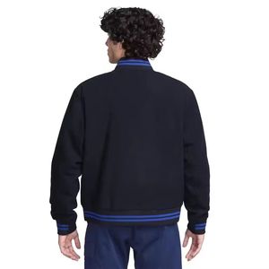 Veste universitaire sportive vintage à col montant, à manches simples, personnalisée en gros, de haute qualité, service OEM ODM - Product Image 2