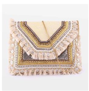 Elegant Design Natural Jute Pouch <b>Bags</b> With Handle Custom Size Shape High Quality Handmade Women Sacks For Shopping Use - Product Image 2