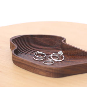 Bandeja DE SERVICIO DE MADERA hecha a mano, perfecta y duradera, elegante para desayuno, café, té y exhibición decorativa a precios con descuento - Product Image 3