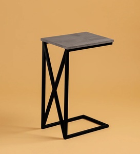 Diseño moderno recién llegado mesa de centro de madera Base de hierro para el hogar Hotel restaurante dormitorio sala de estar muebles decorativos - Product Image 5