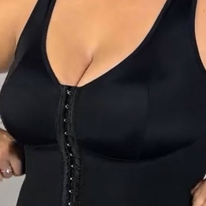 En gros Body sculptant intégral respirant à bretelles extra larges, post-chirurgical (Stades 1, 2, 3), avec fermeture éclair à l'entrejambe - Product Image 3
