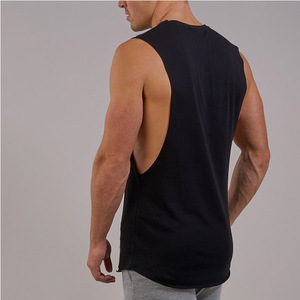 Débardeur de sport sans manches pour hommes, blanc, couleur unie, pour musculation et Fitness, à la mode, nouvelle collection - Product Image 4