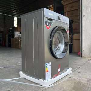 Ventes d'usine - Lave-linge à chargement frontal 9 kg, couleur grise, fonction lavage rapide 15 min, lavage vapeur, garantie 5 ans, 220V 50HZ - Product Image 3