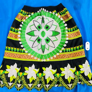 Faldas bordadas Pohnpei personalizadas de alta calidad para mujer, moda Micronesia, ropa informal de la isla del Pacífico, poliéster 100% - Product Image 4