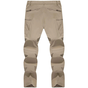 New Arrival Men's Casual Autumn <b>Cargo</b> <b>Pants</b> Sports Joggers <b>Elastic</b> <b>Waist</b> High Canvas Lightweight Straight Anti-Pilling - Product Image 5