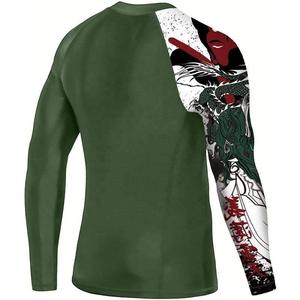 Camiseta de Compresión para MMA de Diseño OEM para Hombre, Transpirable, UPF50+, Antibacteriana, de Secado Rápido y Ecológica - Product Image 3
