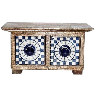 Joyero de madera de alta calidad, embalaje de lujo de primera calidad para Mini Cofre del Tesoro para decoración del hogar - Product Image 4