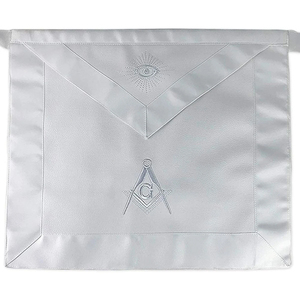 Insignia masónica de puntada fina con diseño personalizado y reverso con pin, perfecta para ropa de moda, uniformes y accesorios. - Product Image 5