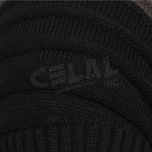 Gorrito acrílico de doble punto cálido, gorro personalizado con logotipo, Etiqueta Privada, para invierno - Product Image 6