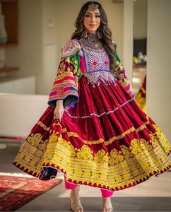 Robe de fête traditionnelle de style ethnique, robe de style africain et vintage, de la célèbre Banjara d'oman et du Pakistan - Product Image 5