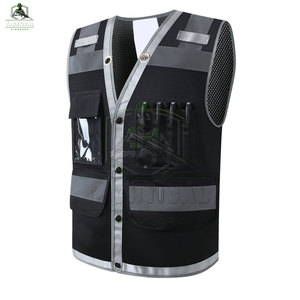 Chaleco de Seguridad con Luz LED Impermeable ANSI Clase 1 para Hombre, de Primera Calidad, con Logotipo Personalizado, Ligero y Transpirable, Ropa de Trabajo - Product Image 2