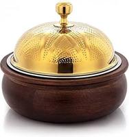 Très demandé, Nouveau modèle de pot de cuisson et de maintien au chaud en bois et métal, design moderne et luxueux, décoratif, isolé et durable