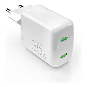 Cargador y Adaptador MINIPRO 35W GaN con Entrega de Energía, USB Tipo-C, Caricabatterie Bianco PUFCMTCUSBCC35WGWHI - Product Image 1