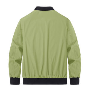 Vente en gros de blouson coupe-vent imperméable en nylon de haute qualité, dernier style, mode et haute qualité avec logo personnalisé, blouson aviateur pour hommes Service OEM - Product Image 4