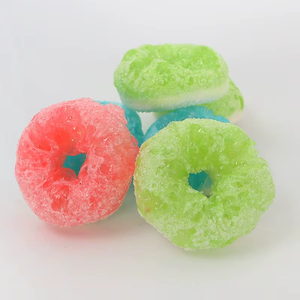 Bonbons gélifiés déshydratés lyophilisés personnalisés en gros, aux saveurs de <span class=keywords><strong>fruits</strong></span>, croustillants, en vrac, assortiment varié, directement de l'usine - Product Image 3