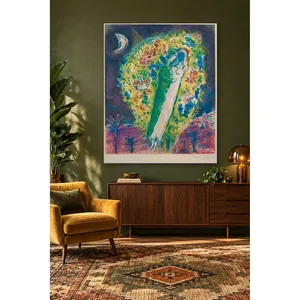 Impression sur toile Fida Chagall Couple Among the Mimosas - Product Image 3