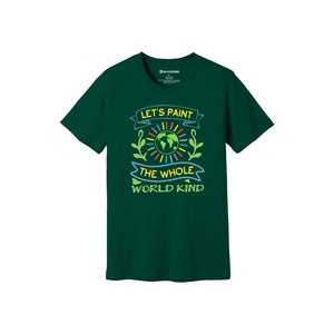 Gentillesse thèmes imprimer 100% coton tissu T-shirt 160-180 à lourd GSM 12 couleurs disponibles personnalisé votre propre conception et placement - Product Image 3