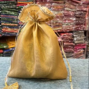 Bolsa Potli de Seda Ecológica de Doble Capa Minimal Affairs con Color Personalizado para Regalos de Boda y Diwali - Product Image 6