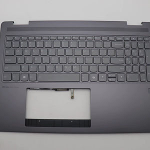 Repose-poignets pour ordinateur portable Lenovo Yoga 7 2-en-1 16IML9 avec clavier, gris tempête, lecteur d'empreintes digitales 5CB1N95158 - Product Image 1