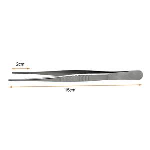 Juego de 3 Pinzas Debakey para Cirugía de Ametrina, Pinzas para Tejidos Atraumáticas, Manuales, de Acero Inoxidable, Instrumentos Quirúrgicos con Certificación CE - Product Image 5