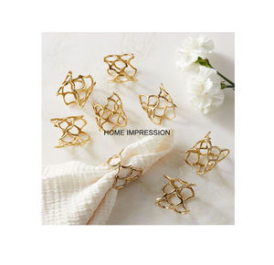 Table Decoration Copper Made Napkin Holder Tissue <b>Ring</b> For Restaurant And Hotel Handmade Products Customized In Bulk From India - Product Image 4