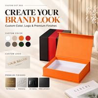 Boîtes cadeaux rigides entièrement personnalisées, taille sur mesure, insert avec logo, emballage de luxe pour cadeaux de beauté, cadeaux promotionnels, vêtements