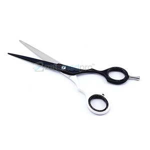 Barber Stylist Black Titanium <b>Hair</b> <b>Cutting</b> <b>Scissors</b> <b>Hair</b> Salon Black Titanium Barber <b>Scissors</b> <b>for</b> <b>Cutting</b> and Styling - Product Image 4
