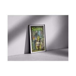 Póster Moderno de Shrek, el Héroe Audaz, con Diseño Atrevido para Decoración de Pared - Product Image 4