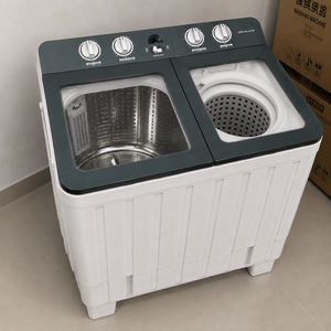 <span class=keywords><strong>Lave</strong></span>-<span class=keywords><strong>linge</strong></span> double cuve haute efficacité 12KG 18KG, machine à laver et essorer, appareil ménager pour usage familial – Meilleure vente - Product Image 4