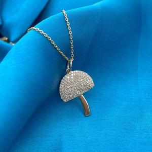 14k Arbre Lab Grown Diamant Pendentif Or Massif Dainty Lab Grown Diamant Collier De Mariage Femmes Collier Pour Anniversaire Bijoux - Product Image 1