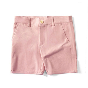 กางเกงขาสั้นสีกากีผู้ชายผ้านุ่มซิปสไตล์อ่อนเยาว์ - Product Image 4