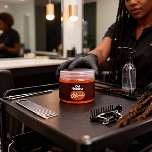 Gel Fijador para Peinados Trenzados de Marca Blanca, 12.35 oz, Acabado Limpio, Fijación Fuerte para Cabello Negro - Product Image 5