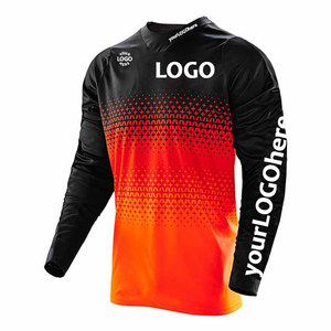 Camiseta de carreras personalizada para adultos, novedad, ropa deportiva de poliéster de manga larga, camiseta de carretera con sublimación transpirable, ropa para Motocross - Product Image 4