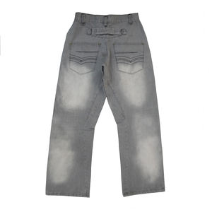Pantalones Vaqueros de Mezclilla de Alta Calidad para Hombre y Mujer, Corte Ajustado y Entallado, Jeans de Moda al por Mayor, Mezclilla Ecológica, Sostenible y Desgastada 2026 - Product Image 2