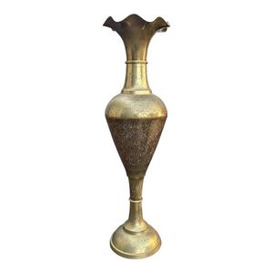 Ancient Style Luxury Brass Vase Vintage Indian Handcrafted Flower Stand for Sofa <b>Space</b> Top Selling at Reasonable Price - Product Image 5