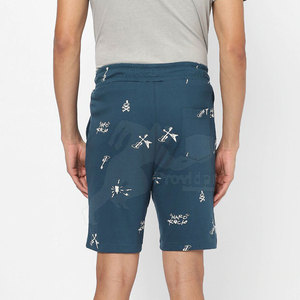 Custom Print Logo 100% Cotton Solid Men <b>Shorts</b> Mid Waist High Street Style Breathable Drawstring Closure Pakistan Manufactured - Product Image 3