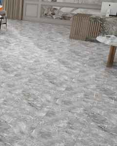 Carreaux émaillés en porcelaine blanche 60x60cm Design traditionnel pour salon, hall, salle à manger, villa et centre commercial - Product Image 1