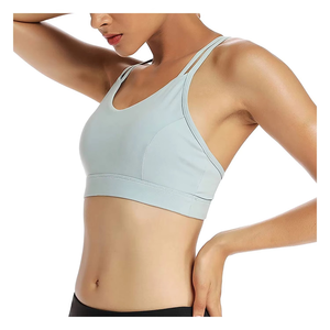 Soutien-gorge de sport de yoga sans couture pour femmes grande taille vêtements de fitness respirants vêtements de style simple pour le yoga et le sport personnalisés - Product Image 4