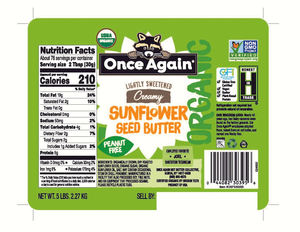 เนยทานตะวันออร์แกนิกถัง5lb คุณภาพระดับพรีเมี่ยมเนยถั่วเค็มเบาๆและหวานเนยถั่วทางเลือกที่ไม่ใช่ GMO บรรจุจำนวนมาก - Product Image 2