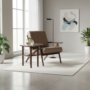 Chaise longue traditionnelle moderne et table d'appoint en bois massif avec coussins en mousse haute densité Origine Vietnam Meilleur prix - Product Image 1