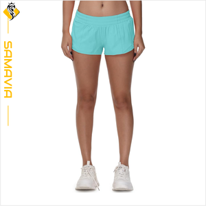 Pantalones cortos para correr de secado rápido para mujer, pantalones cortos de entrenamiento ligeros y transpirables de cintura alta para mujer, tendencia UE/EE. UU. Listo para enviar - Product Image 1