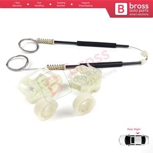 Juego de Reparación de Elevalunas Eléctrico BWR693, Puerta Trasera Derecha para X3 E83 2003-2011 SUV 51353448252 - Product Image 4