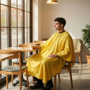 Capa de Peluquería Hecha en Pakistán, Tela Resistente, Capa de Corte de Pelo Cómoda, Capa de Peluquería de Ajuste Cómodo - Product Image 3