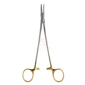 Pinza Portaagujas Curva Heaney Premium de 21 cm, Instrumento Quirúrgico de Acero Inoxidable para Cirugía Plástica - Product Image 6
