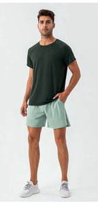 Ropa y accesorios Ropa de hombre Pantalones cortos de hombre Logotipo personalizado Pantalones cortos deportivos de verano Hombres Gimnasio Fitness Pantalones cortos para correr - Product Image 6