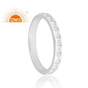 Nuevo diseño de anillo de banda de plata esterlina diseños personalizados joyería para mujeres regalo para ella, fiestas, ocasiones, Fastivales - Product Image 2