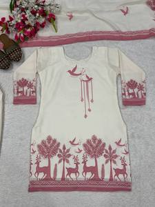 Eid Ramzan Special Salwar Kameez Readymade, traje paquistaní personalizable con estilo Dhoti Salwar, traje indio tradicional para mujeres - Product Image 3