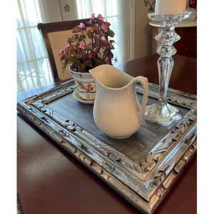 Plateau de service ovale enduit de poudre de style arabe de haute qualité plateau en métal décoratif idéal pour la nourriture et le service - Product Image 3