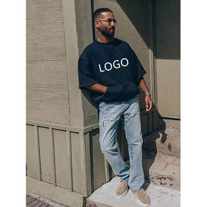 T-shirt unisexe 100% coton de haute qualité à col rond, impression numérique 3D personnalisée, jersey teint en immersion pour hommes, t-shirt vierge pour hommes - Product Image 4